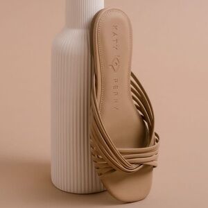 Katy Perry Collections Beige Strappy Slide Sandal